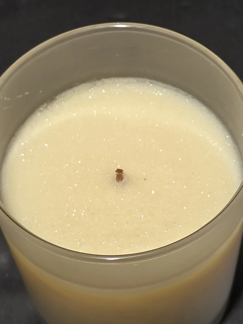 Oscar de la Renta Frosted Glass Candle - Pale Yellow